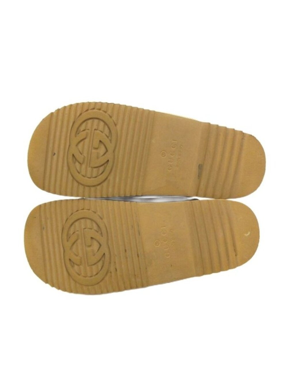 Gucci GG Canvas Slide Sandals Comfort 37 Brown JS AA GY19 - Picture 5 of 8